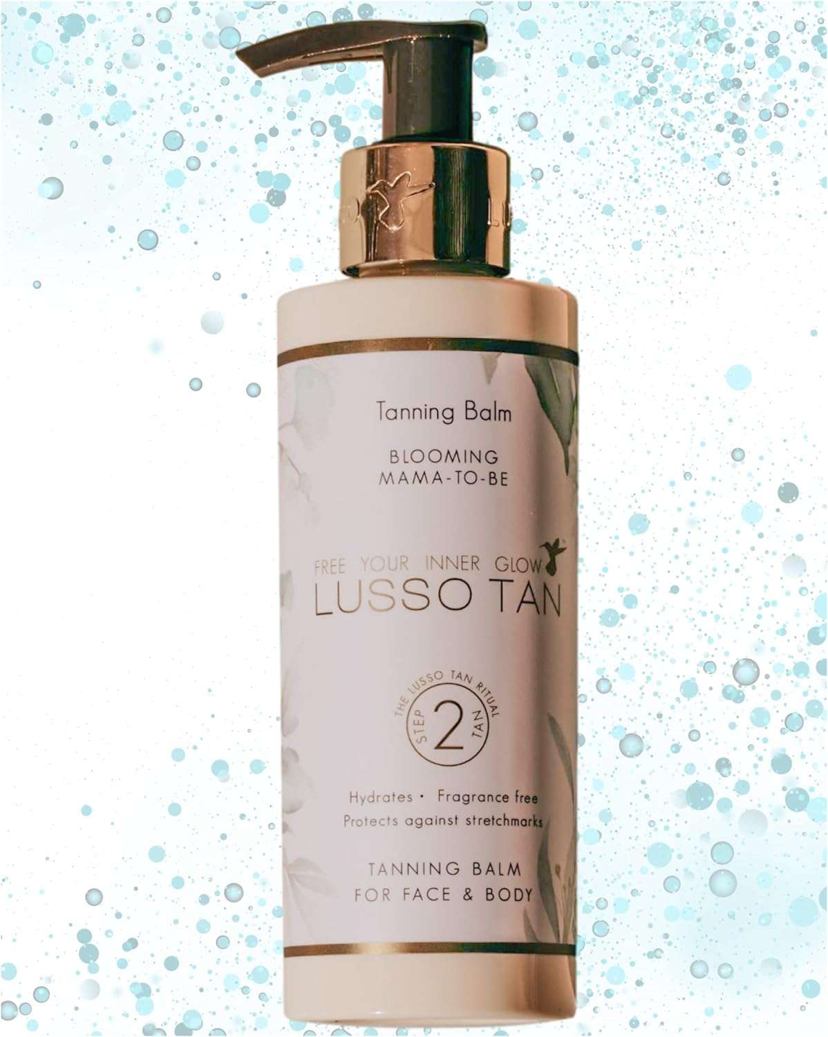 LUSSO TAN Mama-To-Be Tanning Pregnancy-Safe False For Face Body NEW 200ml VEGAN