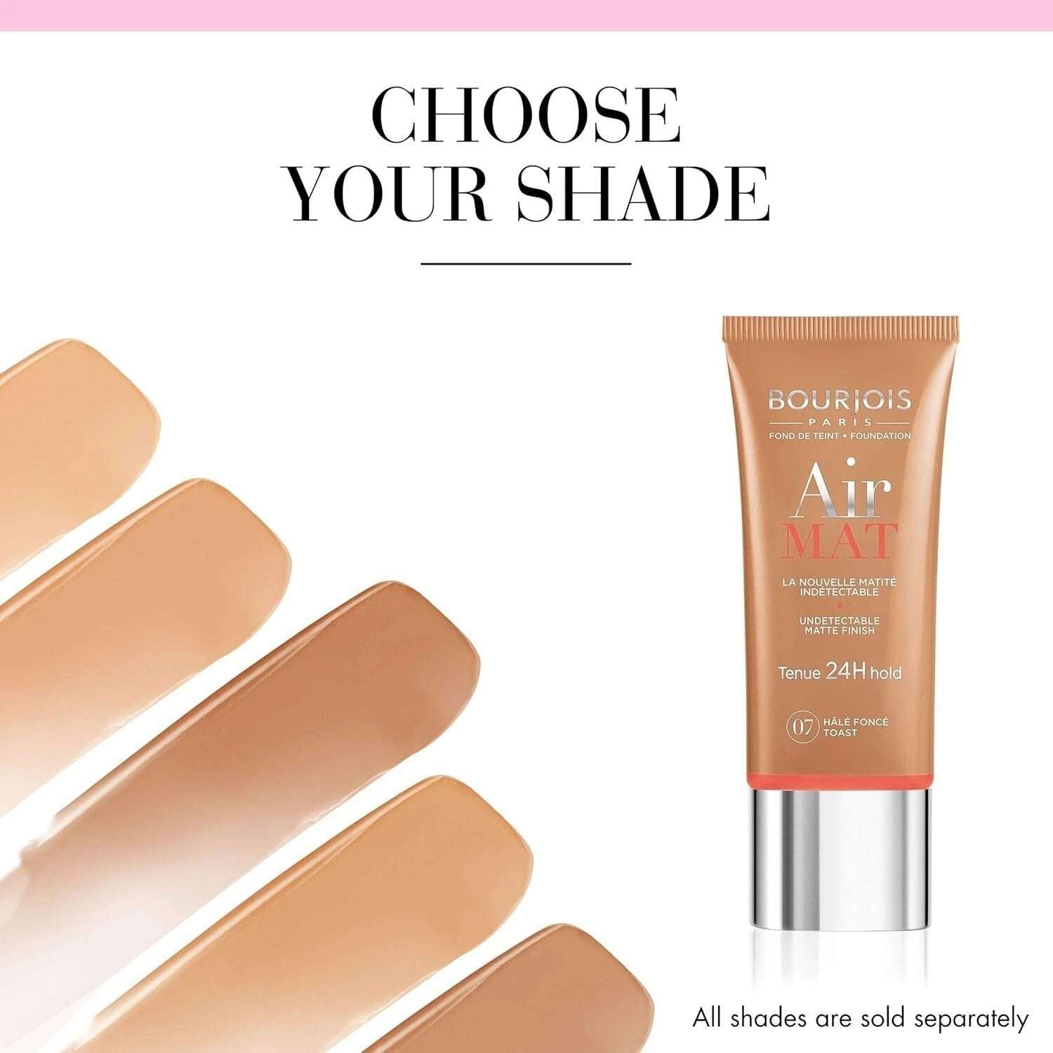 Bourjois Air Mat Foundation Matte Finish 07 Toast