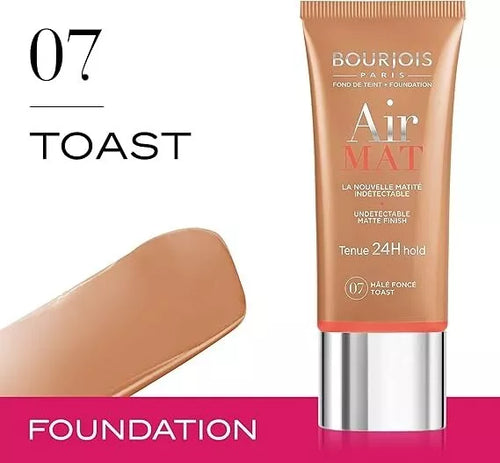 Bourjois Air Mat Foundation Matte Finish 07 Toast